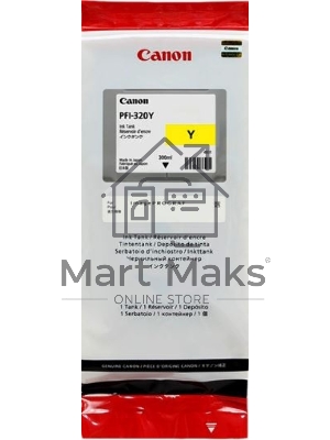 Картридж струйный Canon PFI-320 Y 2893C001 желтый (300мл) для Canon Canon imagePROGRAF TM-200/205