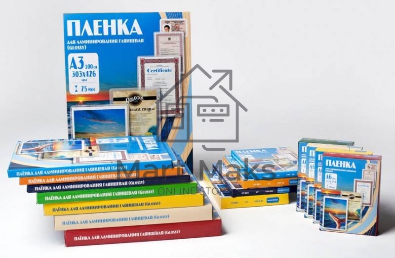Пленка для ламинирования Office Kit 100мкм A4 (100шт) глянцевая 216x303мм PLP10623