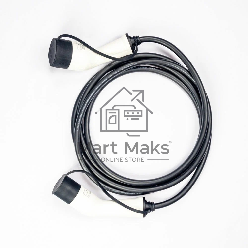 Удлинитель кабеля EV ZL-IEC-AC32-PVS-3, 32A type 2 - type 2, 3-фазный, 7,5 м