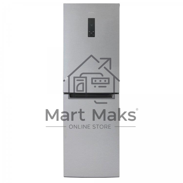 Холодильник Бирюса Б-C940NF серый металлопласт двухкамерный 210/130л морозилка снизу, No Frost