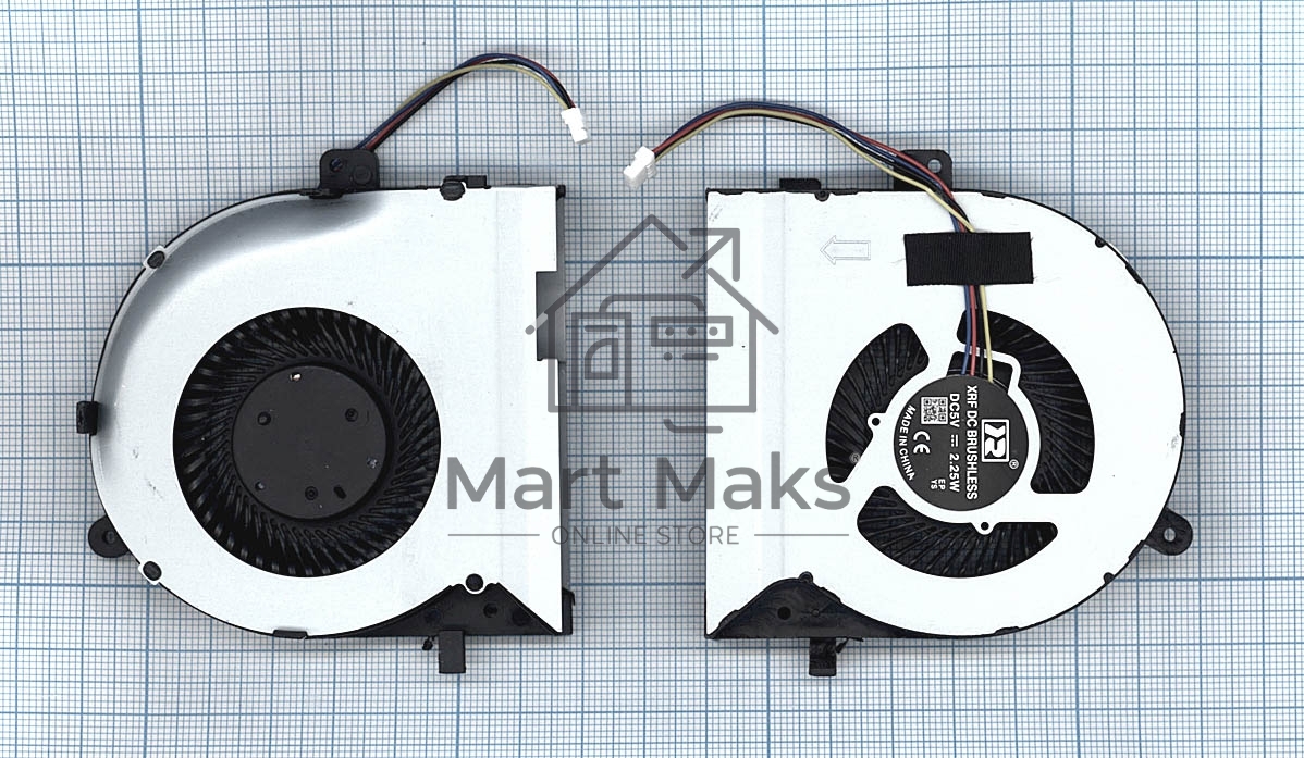 Вентилятор (кулер) для ноутбука Asus ROG Strix GL502 GL502VS GL502VY CPU 12мм