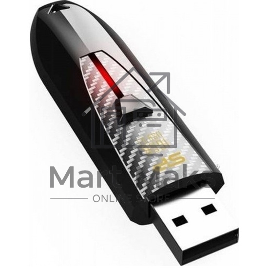 Флешка USB R/W Silicon Power R/W 128Gb Blaze B25 SP128GBUF3B25V1K USB3.0 черный