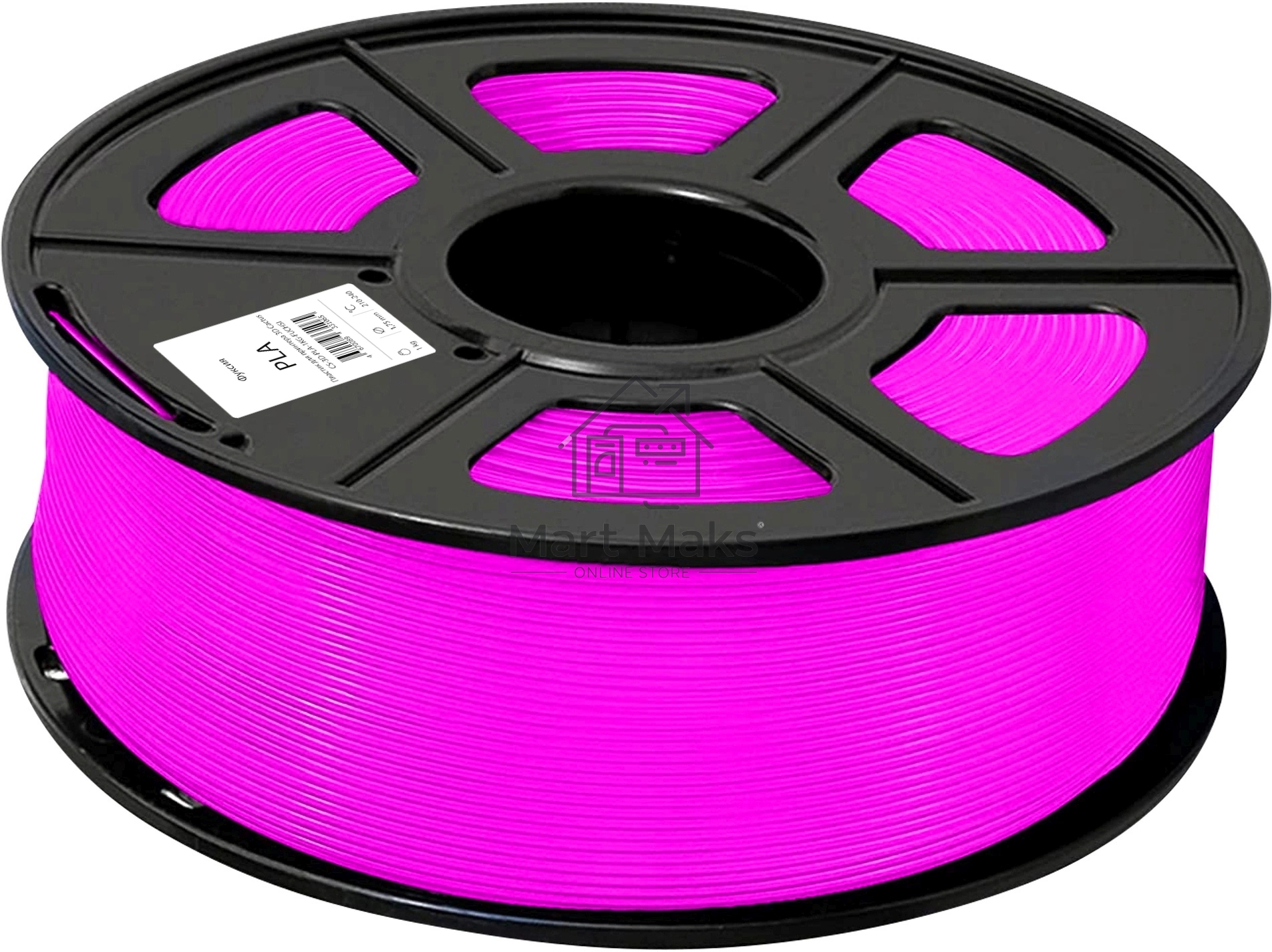 Пластик для принтера 3D Cactus CS-3D-PLA-1KG-FUCHSIA PLA d1.75мм 1кг 1цв.