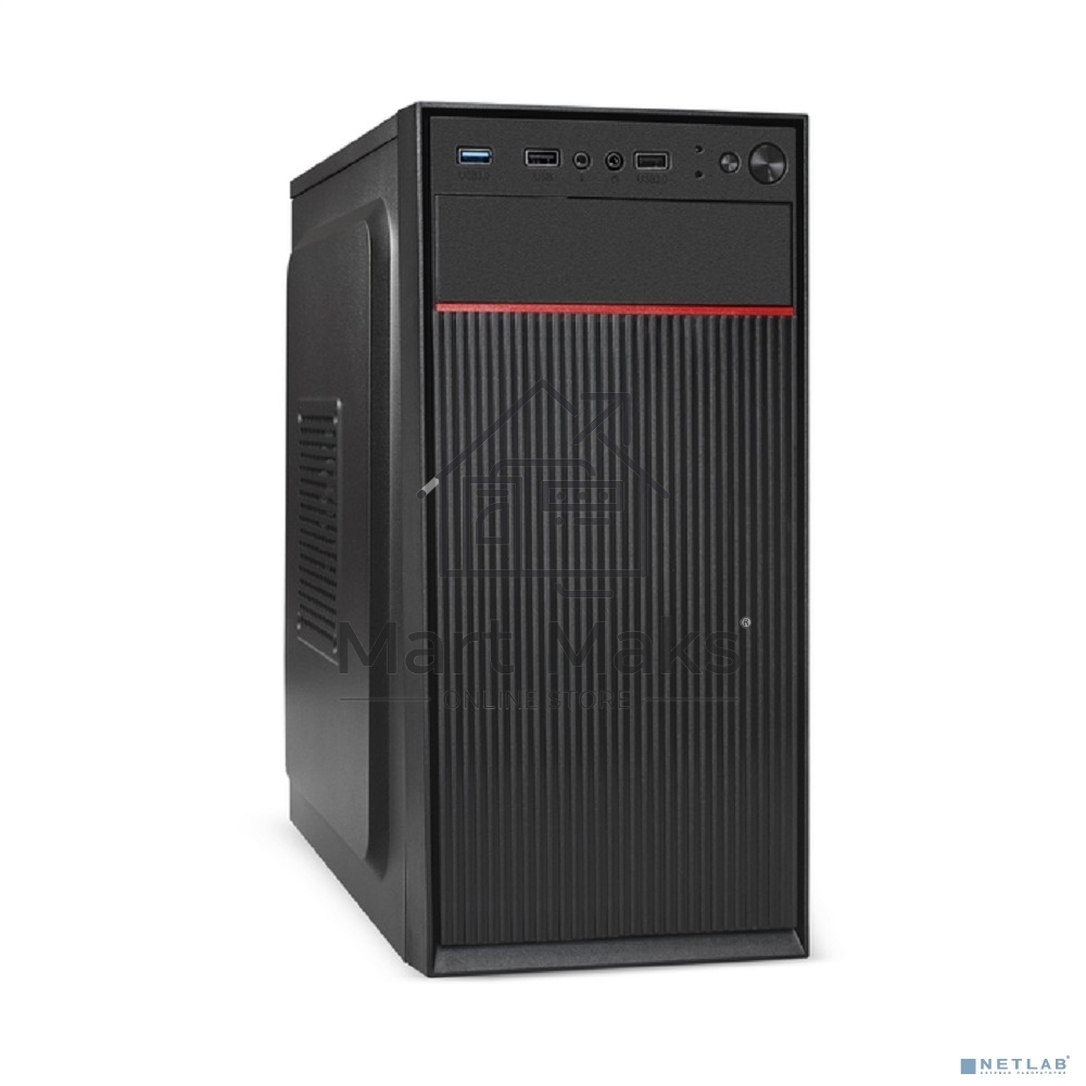 Компьютерный корпус Minitower ExeGate BAA-113U-AAA350 (mATX, БП AAA350 с вент. 8см, 2*USB+1*USB3.0, аудио, черный)