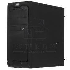 Компьютерный корпус Miditower ExeGate EX287030RUS UN-604-UN600 (ATX, БП UN600 с вент. 12см, 2*USB+2*USB 3.0, аудио, черный)