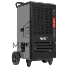 Осушитель воздуха Ballu BDI-80L чёрный, 80 л/сутки, 10 л, гигростат, очистка воздуха