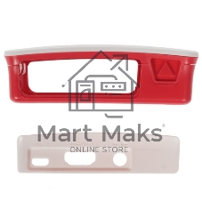 Корпус RA129 red-белый для микрокомпьютера Raspberry Pi 3. ACD Red+White ABS Plastic case for Raspberry Pi 3