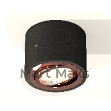 Светильник Ambrella Light XS7511005 SBK/PPG черный песок/золото розовое полированное MR16 GU5.3 (C7511, N7005)