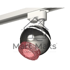 Светильник Ambrella light XT1104003 PSL/PI серебро полированное/розовый GU5.3 LED 3W 4200K (A2520, C1104, N7193)