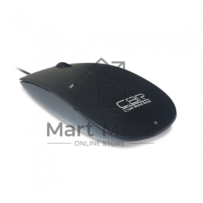 Мышь проводная CBR CM 104 черный, 1200 dpi, USB, кнопки - 3