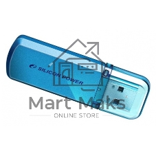 Флешка USB Silicon Power Helios 101 (SP016GBUF2101V1B), 16Gb, USB 2.0, Type-A, R/W 18/12, голубой