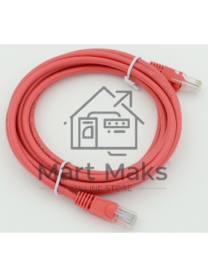 Патч-корд molded 5E Copper 3m красный