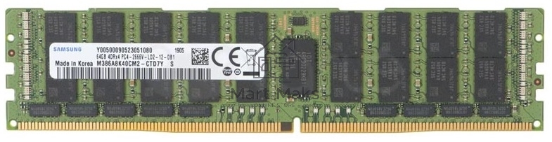Модуль памяти Samsung DDR4 64GB LRDIMM (PC4-25600) 3200MHz ECC Reg Load Reduced 1.2V M386A8K40DM2-CWELY
