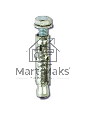 Анкер забивной М10 с болтом (уп.20шт) ДКС CM431060