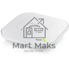 Гибридная точка доступа Zyxel NebulaFlex Pro WAX610D, WiFi 6, 802.11a/b/g/n/ac/ax (2,4 и 5 ГГц), MU-MIMO, антенны 4x4 с двойной диаграммой, до 575+2400 Мбит/с, 1xLAN 2.5GE, 1xLAN GE, PoE, защита от 4G
