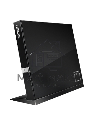 Оптический привод Blu-Ray Asus SBC-06D2X-U/BLK/G/AS черный USB slim внешний RTL