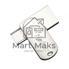 Флешка USB R/W Netac USB Drive U785C USB3.0+TypeC 64Gb, retail version