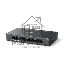 Коммутатор настольный Mercusys MS108GP с 8 гигабитными портами (7 портов PoE+)