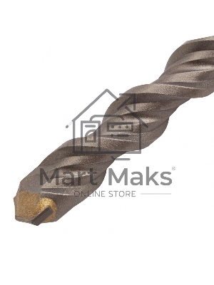 Бур по бетону Denzel двойная спираль, Cobalt W-tip, 16x460 мм, SDS PLUS