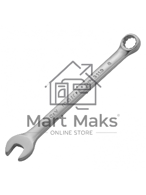 Ключ комбинированный Matrix, 8 мм, CrV, матовый хром