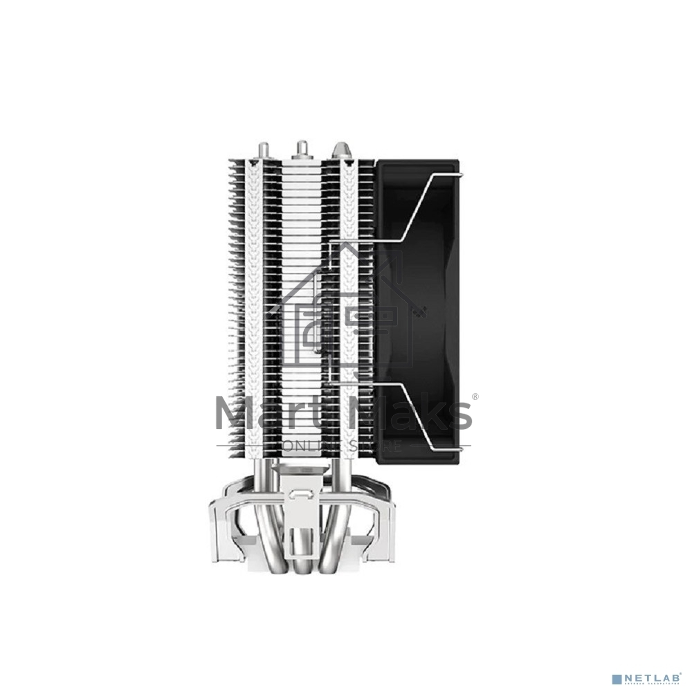 Кулер для процессора DEEPCOOL AG300 серебристый, 92 мм, алюминий/медь, 3050 об/мин, 30.5 дБ, 4 pin, 150 Вт, 129 мм