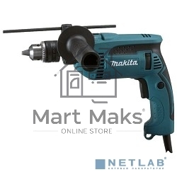 Дрель ударная Makita HP1640K 680Вт патрон:кулачковый реверс (кейс в комплекте)