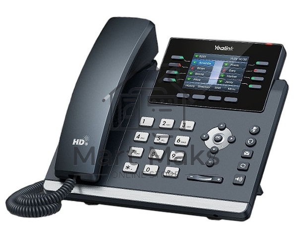 IP-телефон YEALINK SIP-T44W, 12 аккаунтов, 2 порта USB, Wi-Fi, цветной экран 2.8