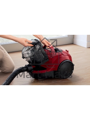 Пылесос Bosch BGS21WX200 красный, 2000 Вт, уборка сухая, пылесборник контейнер, 2 л