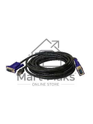 Кабель KVM ORIGO OKVMCU3/A1A с разъемами VGA и USB, 3 м
