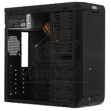 Компьютерный корпус Miditower ExeGate EX287030RUS UN-604-UN600 (ATX, БП UN600 с вент. 12см, 2*USB+2*USB 3.0, аудио, черный)