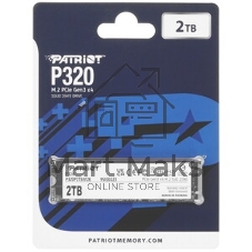 Накопитель SSD Patriot P320 2ТБ, M.2 2280, NVMe, R/W 3000MB/2200Mb/s