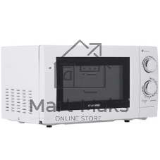 Микроволновая печь Starwind SMW3820 белый, 20 л, 700 Вт, переключатели - поворотный механизм