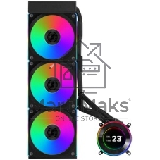 Система жидкостного охлаждения Lian-Li HydroShift II LCD-C 360CL ARGB Soc-AM5/AM4/1700/1851 черный 4-pin 31dB Al+Cu LCD Ret (G89.GHS2LCD36RB.R0)