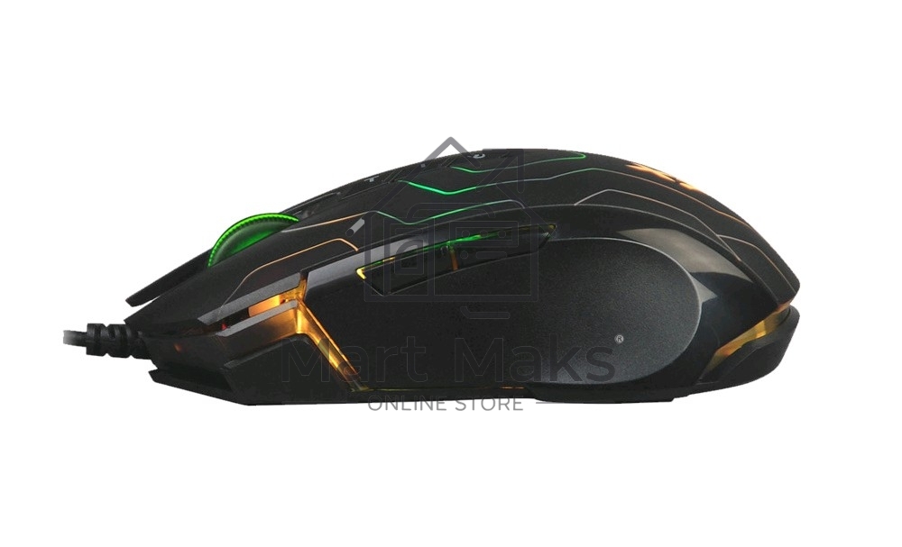 Мышь проводная A4Tech X89 черный, 2400 dpi, USB, кнопки - 8