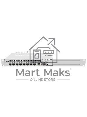 Коммутатор MikroTik CRS309-1G-8S+IN 8 SFP+, dual-core 800MHz CPU, 512MB RAM, POE, RS232 serial port