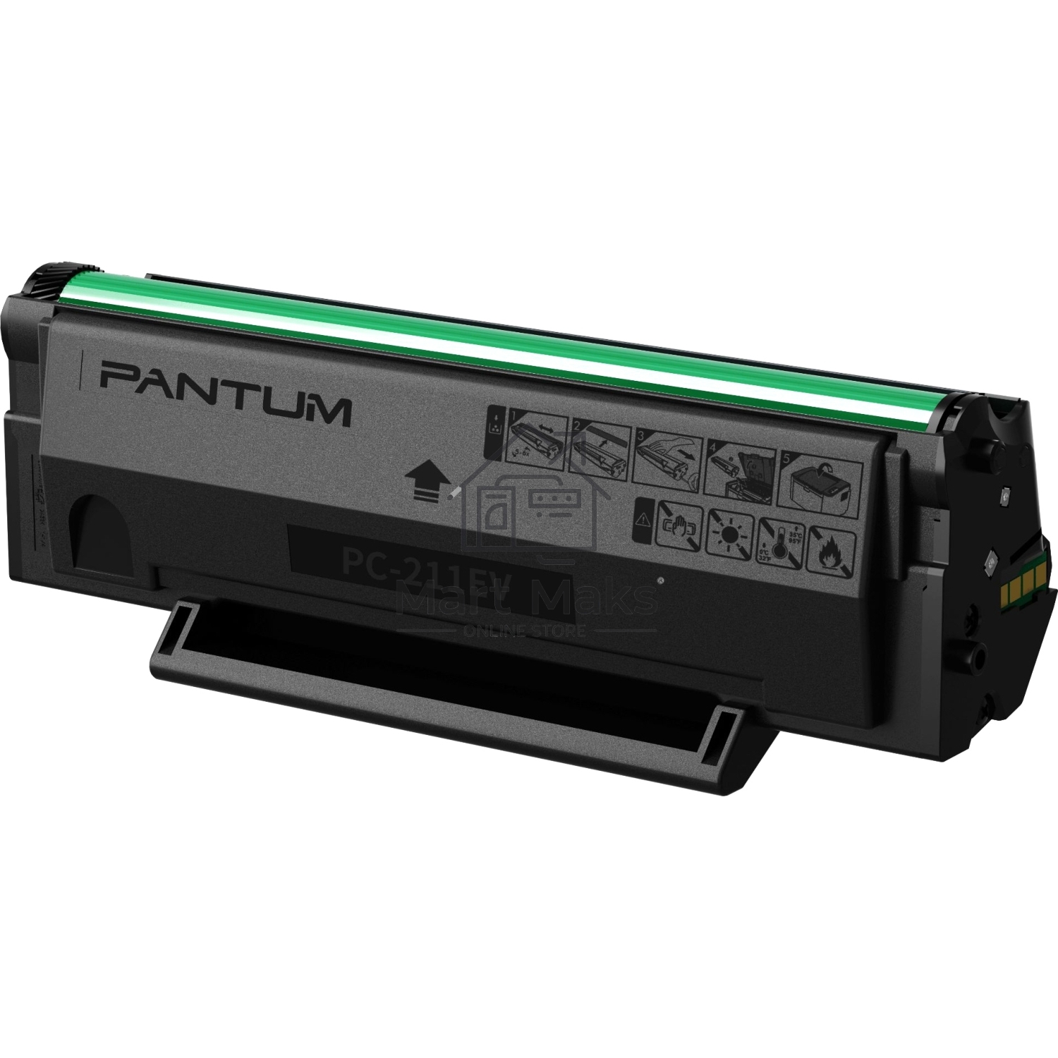 Картридж лазерный Pantum PC-211P, (аналог PC-211EV), черный (1600стр.) для Pantum Series P2200/2500/M6500/6550/6600
