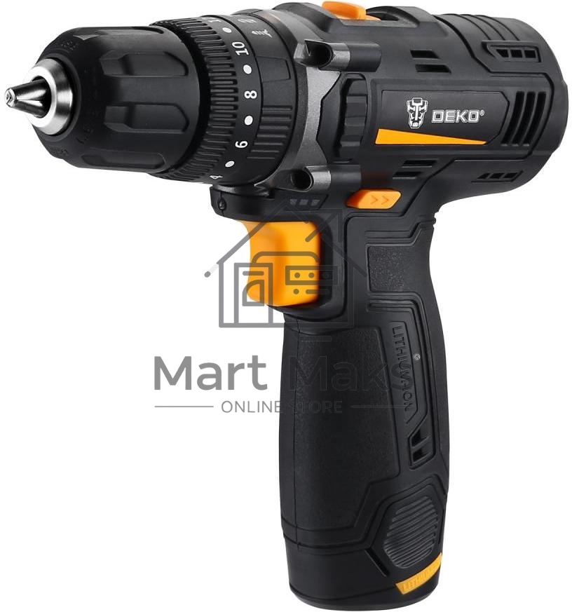 Дрель-шуруповерт Deko GCD12DU 063-4039, Аккумуляторная, 12В