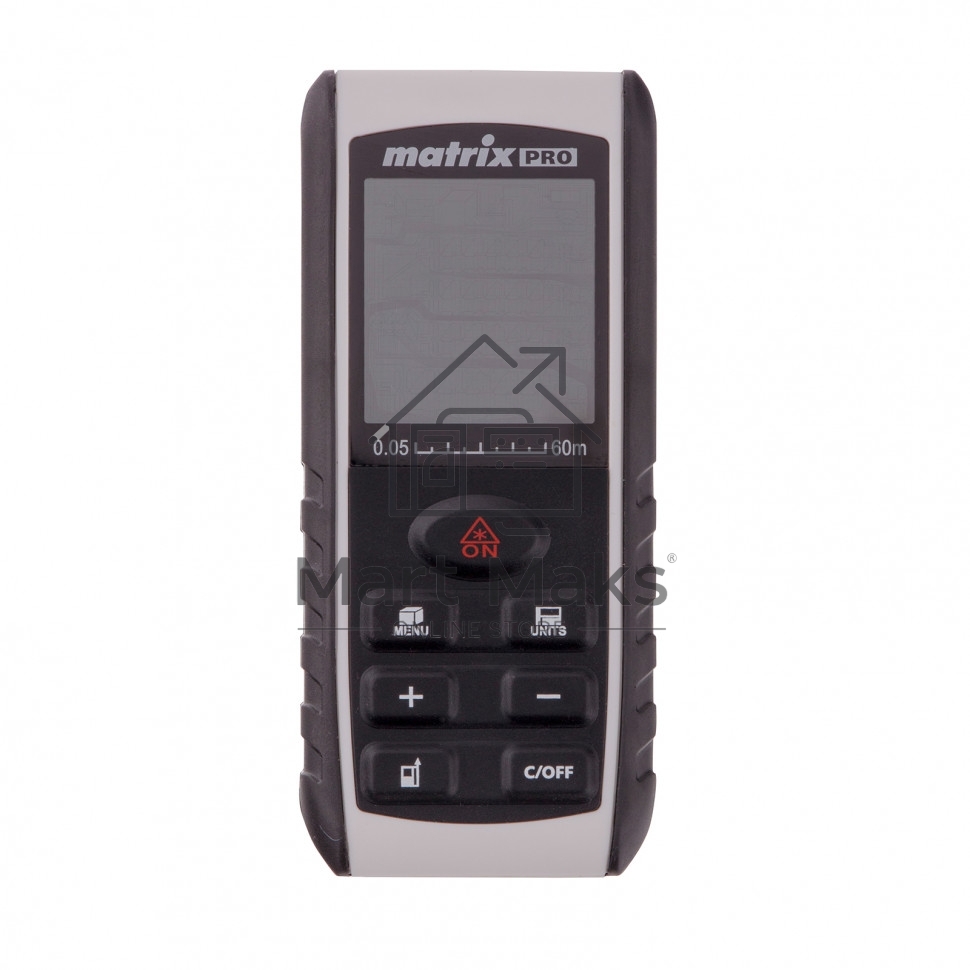 Лазерный дальномер Matrix LD-60, 60м с электронным угломером 38016