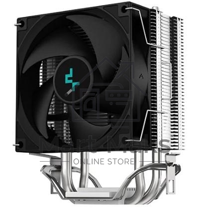 Кулер для процессора DEEPCOOL AG300 серебристый, 92 мм, алюминий/медь, 3050 об/мин, 30.5 дБ, 4 pin, 150 Вт, 129 мм