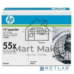 Картридж лазерный HP CE255X черный для LaserJet P3015/P3015d/P3015dn/P3015x 12500 стр.