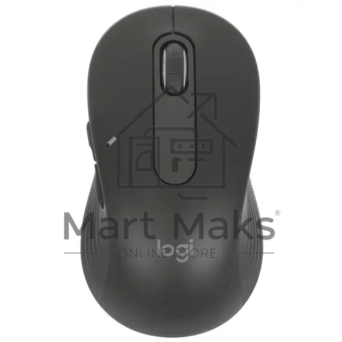 Мышь беспроводная Logitech Signature M650 L LEFT графитовый, 4000 dpi, радиоканал, Bluetooth, USB, кнопки - 5