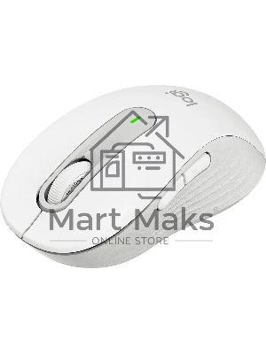 Мышь беспроводная Logitech Signature M650 белый, 4000 dpi, радиоканал, Bluetooth, USB, кнопки - 5