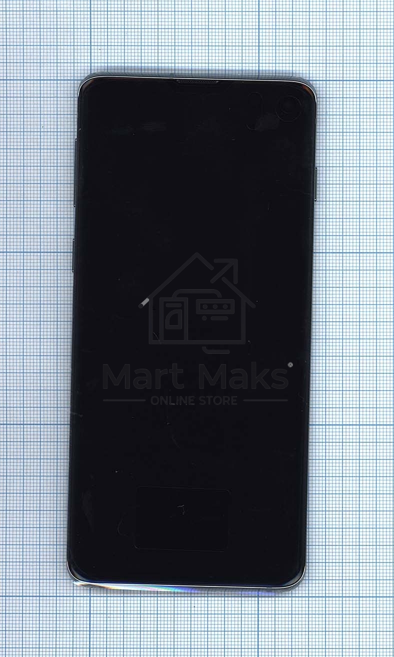 Дисплей для Samsung Galaxy S10 SM-G973F/DS зеленый