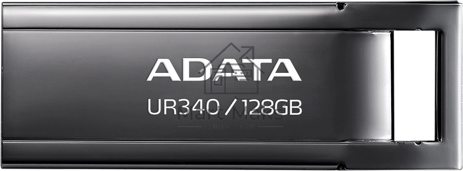 Флешка USB ADATA UR340 (AROY-UR340-128GbK), 128Gb, USB 3.2, R/W 100/30, черный