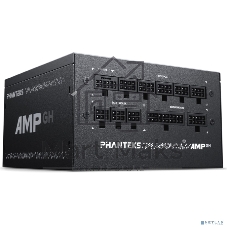 Блок питания PHANTEKS AMP GH 850W (80 Plus Gold, ATX 3.1, PCIe 5.1, APFC, 120мм Fan, Fully Modular, Black)/ PH-P850GH_BK01