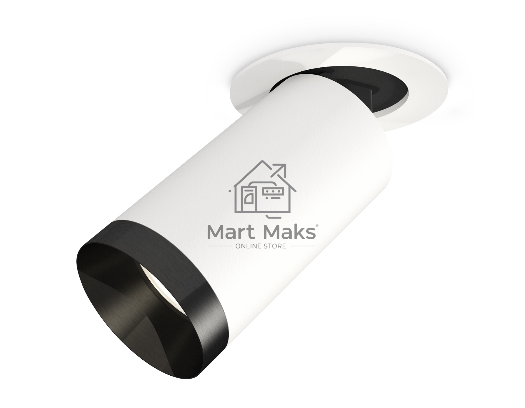 Светильник Ambrella Light XM6322201 SWH/PBK белый песок/черный полированный MR16 GU5.3 (A2241, C6322, N6131)