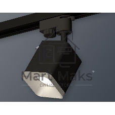 Светильник Ambrella light XT7813002 SBK/SSL черный песок/серебро песок MR16 GU5.3 (A2521, C7813, N7703)