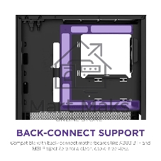 Корпус без блока питания Case NZXT H3 Flow (2025), Midi-Tower, TG, 1x120мм, 1xUSB-A 3.2 + 1xUSB-C 3.2, mATX, mITX черный