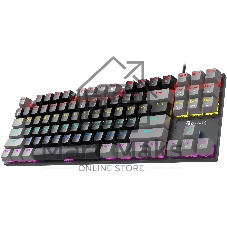 Клавиатура Oklick K600X проводная, USB Type-A, серый