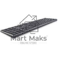 Клавиатура Oklick K867W беспроводная, Bluetooth, радиоканал, серый